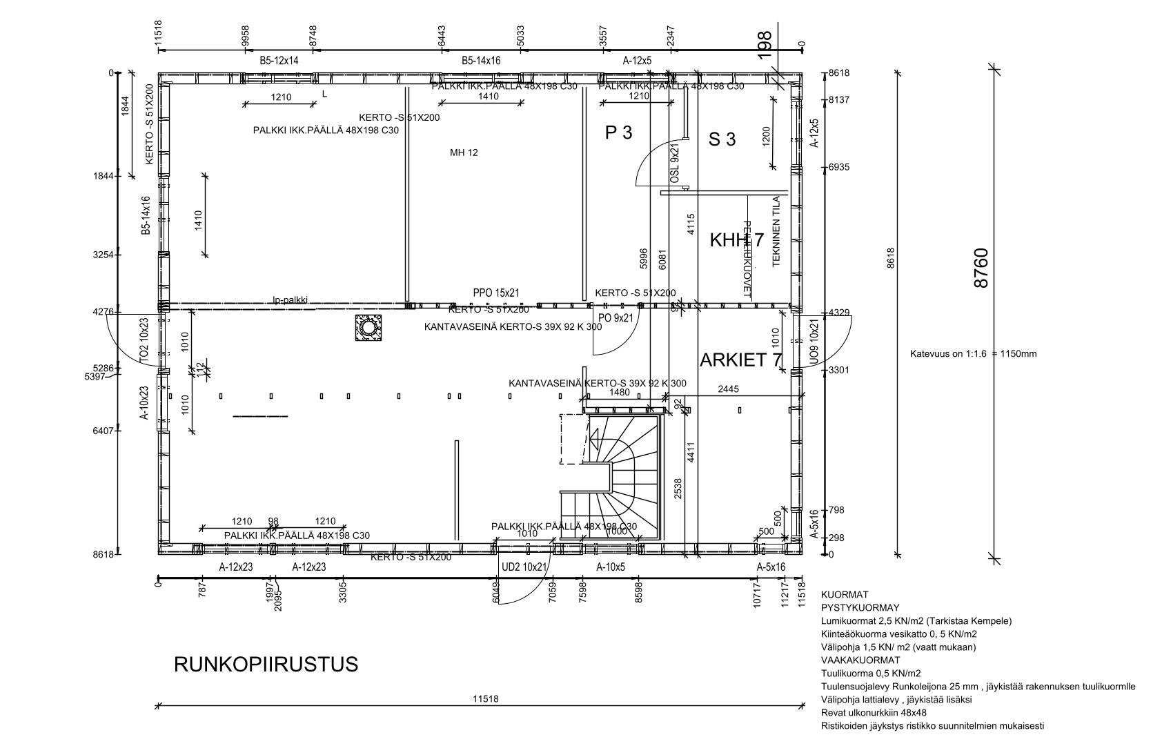 Työpiirustus 2